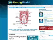 Tablet Screenshot of airwayworld.com